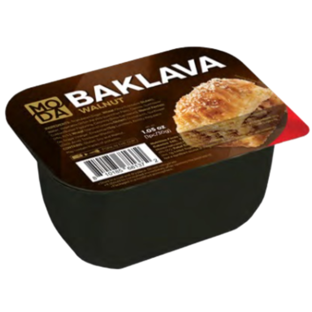 Moda Food Moda Baklava Walnut Single Serve - 30g – Euro Food Mart