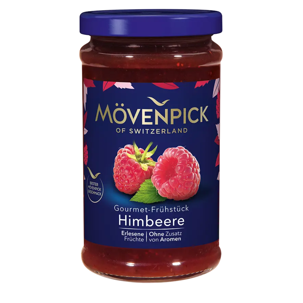 Movenpick Raspberry Yogurt Movenpick Gourmet Raspberry Jam -250g – Euro Food Mart