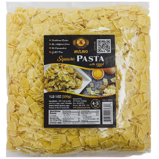 Mulino Square Egg Pasta - 1.1 Lb / 500g