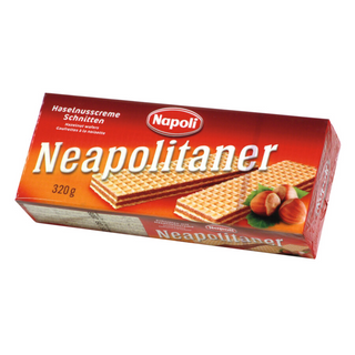 Napoli Neapolitaner Hazelnut Creme Wafers -320 g
