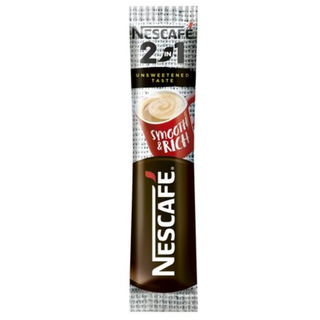 Nescafe 2 in 1 Unsweetened Instant Coffee - 1 stick / 8 g