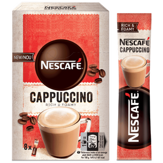 Nescafe Cappuccino Instant Coffee -Box of 8 Pcs ( 120 g )