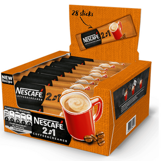 Nescafe 2 in 1 Unsweetened Instant Coffee - 1 stick / 8 g