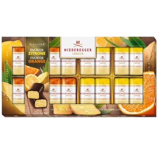 Niederegger Classic Marzipan Ginger Lemon & Ginger Orange Gift Box-200g