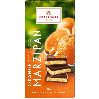 Niederegger Marzipan Bar Orange & Dark Chocolate - 110g