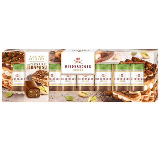 Niederegger Marzipan Classic of The Year 2026 Pistachio- Tiramisu Gift Box -100g