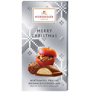 Niederegger Merry Christmas Winter Apple Chocolate - 100 g