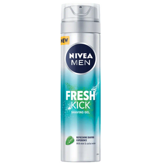Nivea Men Fresh Kick Shaving Gel - 200 ml