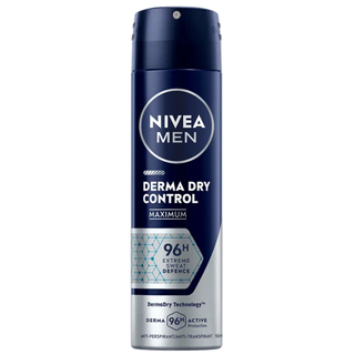 Nivea Men Spray Deodorant Derma Dry Control Maximum Control -150 ml