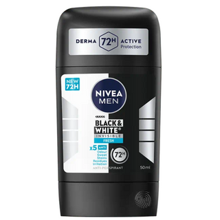 Nivea Men Black & White Invisible  Fresh Stick Deodorant  - 50 ml
