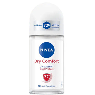 Nivea Roll-On Deodorant Dry Comfort 0% Alcohol -50 ml
