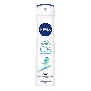 Nivea Spray Deodorant Fresh Comfort 0 % Aluminum Salts - 150 ml