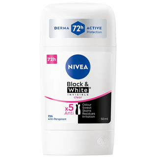 Nivea Stick Deodorant Black & White Clear - 50 ml