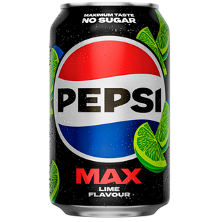 Pepsi Max Lime Flavor Zero Sugar ( European ) - 330 ml
