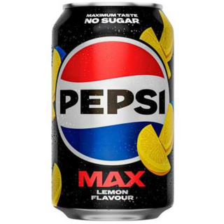 Pepsi Max Lemon Zero Sugar ( European ) - 330 ml