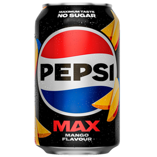 Pepsi Max Mango Flavor Zero Sugar ( European ) - 330 ml