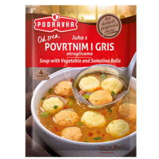 Podravka Vegetable Soup with Semolina Balls -56g