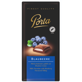 Porta Blueberry Cream & Milk Chocolate - 100g