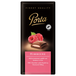 Porta Raspberry Cream & Milk Chocolate - 100g