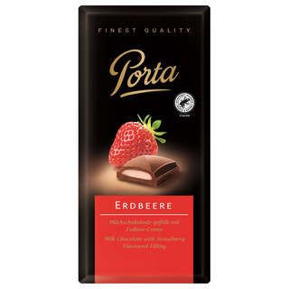 Porta Strawberry Cream & Milk Chocolate - 100g