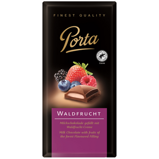 Porta Wild Berry Cream & Milk Chocolate - 100g