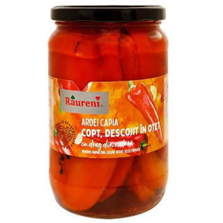 Raureni Roasred Pepers in Vinegar ( Ardei Capia Copti ) 670g