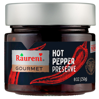 Raureni Gourmet Hot Peppers Preserve -250 g / 8 oz