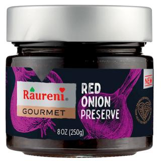 Raureni Gourmet Red Onion Preserve -250 g / 8 oz