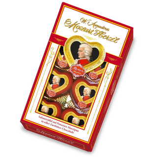 Reber Mozart Hearts 8 pcs Gift Box - 2.8 oz