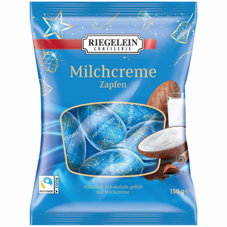 Riegelein Milk Cream Cones w/ Loop -150g