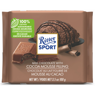 Ritter Sport Milk Cocoa Mousse Chocolate 100 g