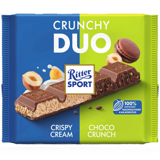 Ritter Sport Big Duo Crunchy Chocolate  - 218g