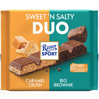 Ritter Sport Big Duo Sweet'n Salty Chocolate  - 218g