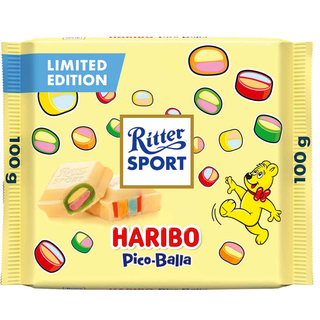 Ritter Sport Haribo Pico Balla White Chocolate - 100g