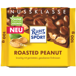 Ritter Sport Roasted Peanuts & Milk Chocolate - 100g