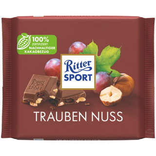Ritter Sport Raisins & Hazelnut Chocolate 100 g