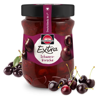 Schwartau Extra Black Cherry Jam- 340 g