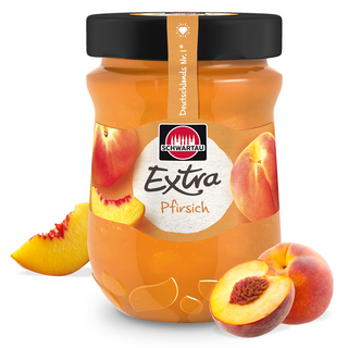 Schwartau Extra Peach Jam- 340 g
