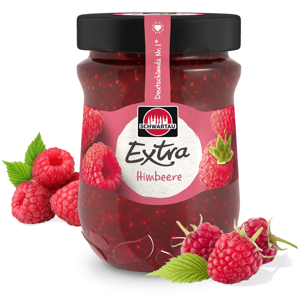 Schwartau Extra Raspberry Jam- 340 g – Euro Food Mart