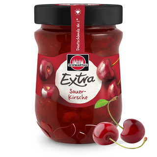 Schwartau Extra Sour Cherry Jam- 340 g