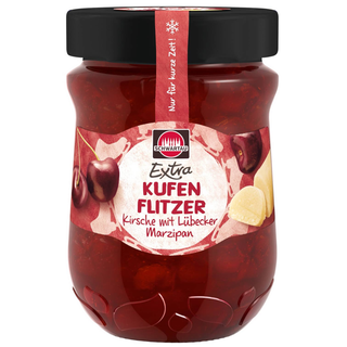 Schwartau Winter Edition Kufenflitzer Cherry w/ Lubeck Marzipan- 340g