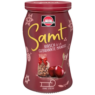 Schwartau Samt Winter Edition Cherries a la Caramelized Almonds Preserves - 270g