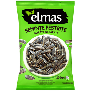 Elmas Roasted & Salted Variegated Sunflower Seeds - 200 g / 7.1 oz
