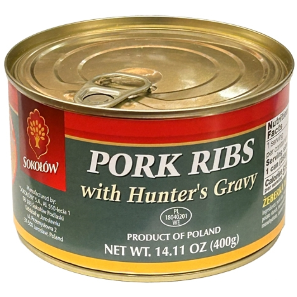 Sokolow Pork Ribs w/ Hunter's Gravy - 14.11 oz / 400g – Euro Food Mart