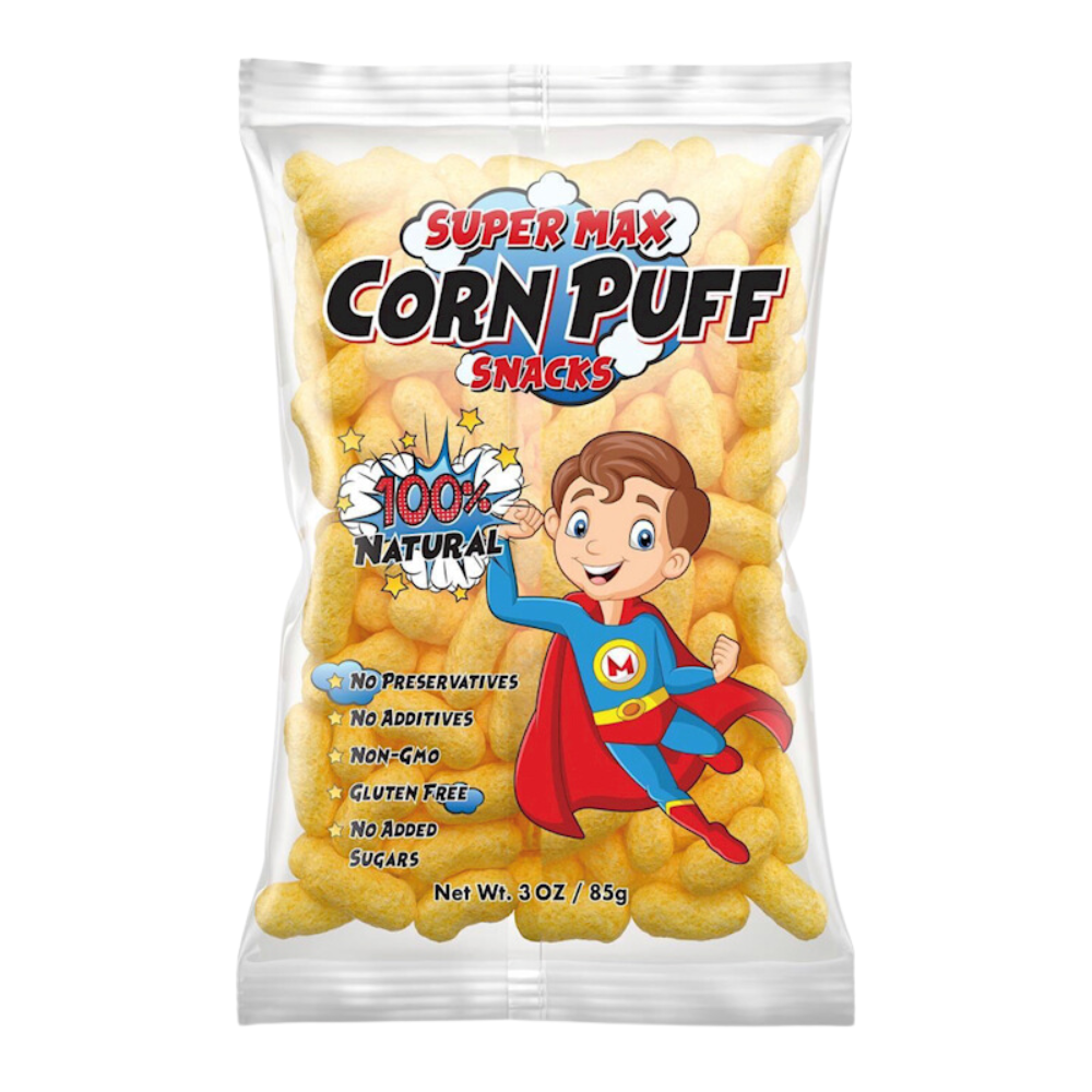 Puffelets Snack Super Max Pufuleti ( Corn Puffs ) - 85 g – Euro Food Mart