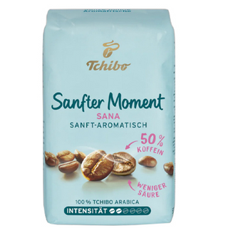 Tchibo Safter Moment 50 % Caffeine Whole Bean Coffee - 500g