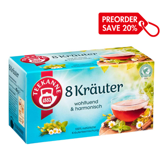 Teekanne 8 Krauter ( 8 Herbs ) Tea - 12 boxes x 20 tb/ ea.