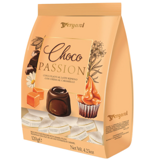 Vergani Choco Passion Milk Chocolate Pralines w/ Caramel Filling - 120g