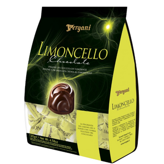 Vergani Dark Chocolate Pralines w/ Limoncello Cream Filling - 130g