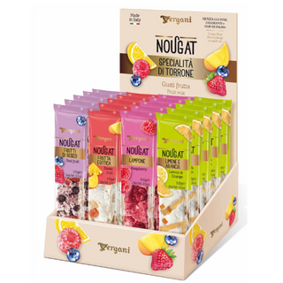 Vergani Fruit Soft Nougat Bars- 1 Bar / 100g